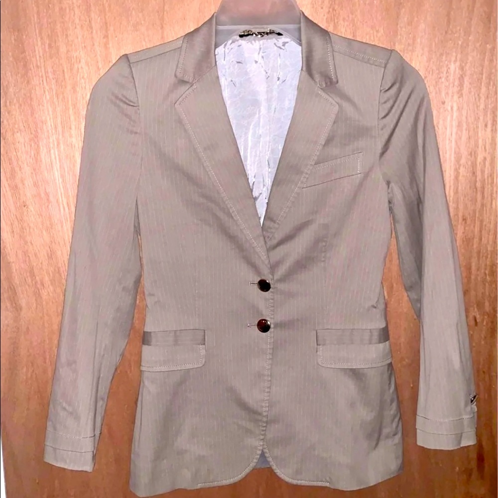 Gucci pinstripe blazer. Gucci XS/S coat. Gucci formal jacket